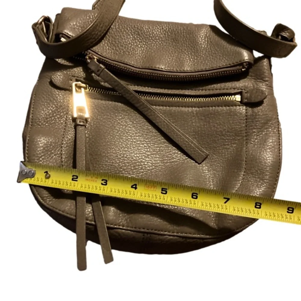 Grey, gently used Vince Camuto shoulder bag. - Picture 5 of 6